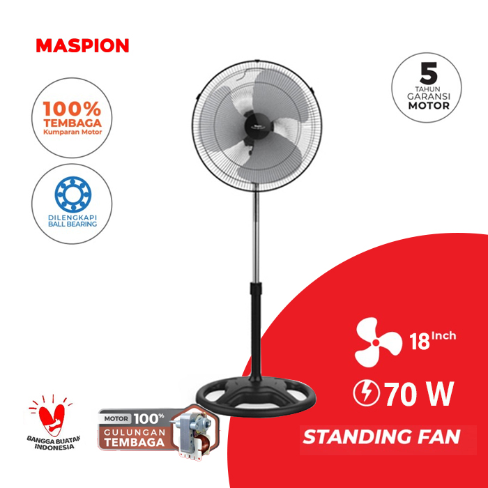 Maspion Stand Power Fan 18 inch - PW452
